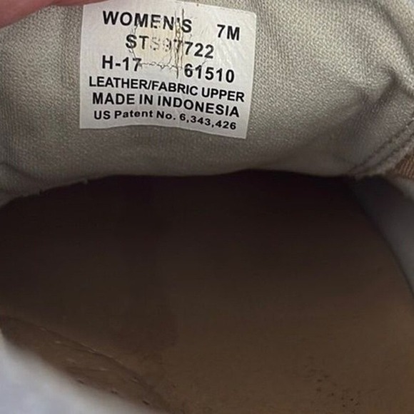 Sperry Top-Sider Boat Shoes Brown Leather Gray Canvas Preppy Coastal Womens 7 - Picture 10 of 10